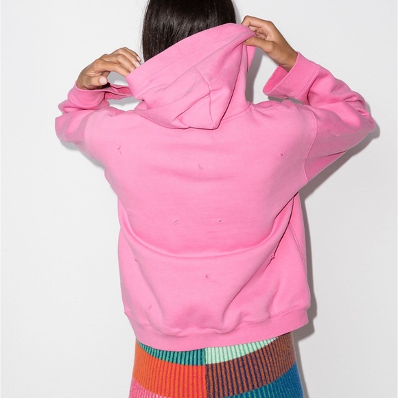 Natasha Zinko rabbit-print long-sleeved hoodie Size XS - Picture 7 of 8